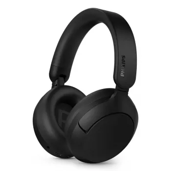 Philips TAH6000BK/00 auriculares on-ear inalámbricos con cancelación activa de ruido híbrida, negros