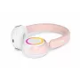 Philips TAK4200PK/00 auriculares inalámbricos on-ear rosas con luces LED, 28h de batería, limitación de volumen 85dB