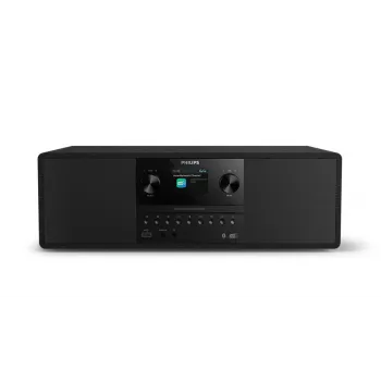 Philips TAM6500/10 Microcadena Hi-Fi con Bluetooth, CD, USB, radio FM, Negro