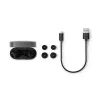 Auriculares inalámbricos PHILIPS TAT2000BK/00 True Wireless In-Ear Bluetooth 5.0 con estuche de carga, protección IPX4 contra salpicaduras y sudor, micrófono integrado, Negro