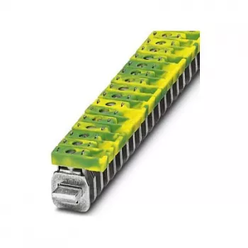 Phoenix 0421029 AKG 4 GNYE Borne de conductor de protección, resorte, 4 mm², verde-amarillo