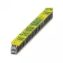 Phoenix 0423027 AKG 16 GNYE borne de tierra, conexión por tornillo, 16 mm², verde-amarillo