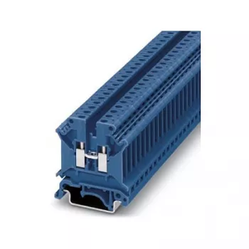 Phoenix 3004388 UK 5 N BU Borne de paso, conexión por tornillo, 6 mm², 800 V, 41 A, azul