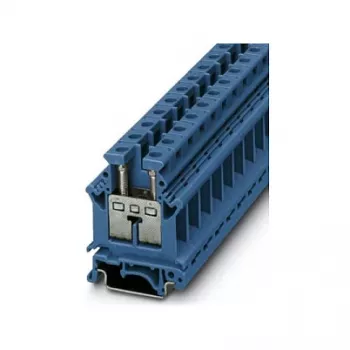 Phoenix 3006056 UK 16 N BU Borne de paso, conexión por tornillo, 16 mm², 1000 V, 76 A, azul
