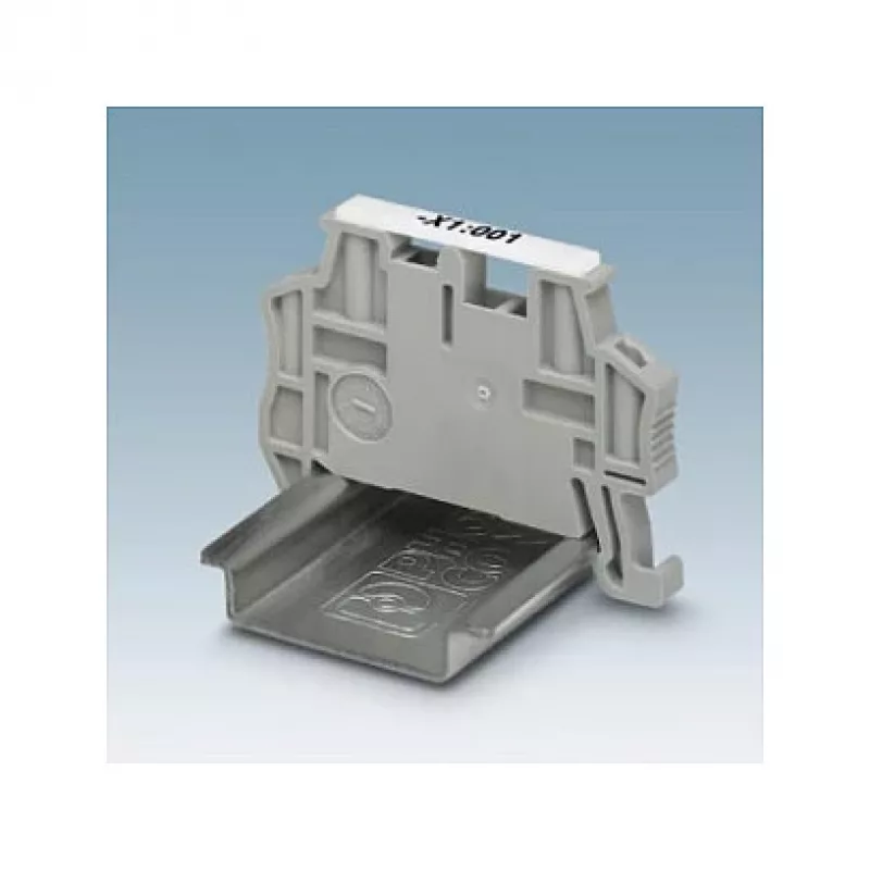 Phoenix 3022218 CLIPFIX 35 tope final - tope final para carril DIN NS 35, PA, gris