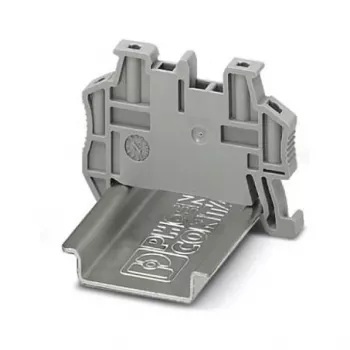 Phoenix 3022276 tope final CLIPFIX 35-5 para carriles DIN NS 35/7,5 y NS 35/15, poliamida, gris, libre de halógenos, UL 94 V0
