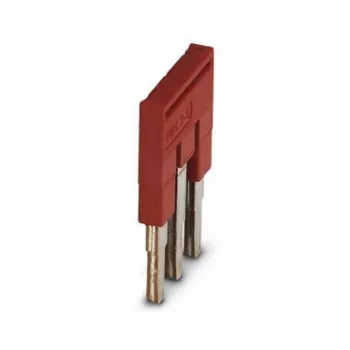 Phoenix 3030174 FBS 3-5 puente de conexión, 3 polos, paso 5,2 mm, rojo