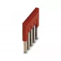 Phoenix 3030190 FBS 5-5 Puente de conexión, 5 polos, paso 5,2 mm, rojo, 32 A