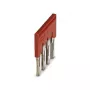 Phoenix 3030307 FBS 4-8 Puente de conexión, 4 polos, paso 5,2 mm, rojo
