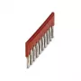 Phoenix 3030323 FBS 10-8 puente de conexión, 10 polos, paso 8,2 mm, rojo