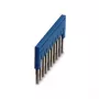 Puente de conexión Phoenix 3036916 FBS 10-5 BU, 10 polos, paso 5,2 mm, azul