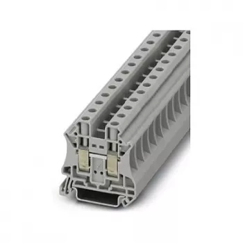 Phoenix 3044160 borne de paso UT 10 - conexión por tornillo, 10 mm², gris
