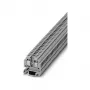 Borna de paso Phoenix 3100305 MT 1.5, conexión por tornillo, 1,5 mm², 500 V, 17,5 A, carril DIN, gris