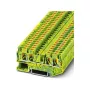 Phoenix 3211780 PT 4-TWIN-PE Bloque de bornes de protección, push-in, 4 mm², verde-amarillo