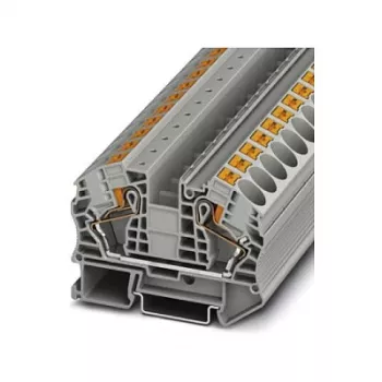 Phoenix 3212138 PT 16 N Borne de paso, conexión push-in, 16 mm², 1000 V, 76 A, gris