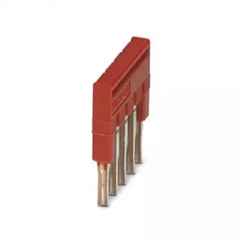 Phoenix 3213043 FBS 5-3.5 puente de conexión, 5 polos, paso 3,5 mm, rojo