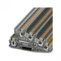 Phoenix 3213949 PTI 2,5-PE/L/L Borne de carril multinivel, Push-in, 3 niveles, 6 conexiones, 2,5 mm², 400 V, 24 A, gris