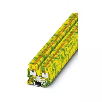 Phoenix Contact MPT 1,5/S-PE borne de protección mini, Push-in, 1,5 mm², verde-amarillo, 3248110