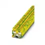 Phoenix Contact MPT 1,5/S-PE borne de protección mini, Push-in, 1,5 mm², verde-amarillo, 3248110