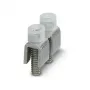 Phoenix Contact 0201333 Puente fijo FBI 2-15, aislado, 2 polos, 5,2 mm, gris