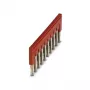 Phoenix Contact 3030271 FBS 10-6 Puente de conexión, 10 polos, paso 6,2 mm, rojo