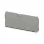 Phoenix Contact D-ST 2,5-QUATTRO Tapa final - Gris, poliamida, UL 94 V0, 2,2 mm de ancho