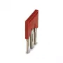 Phoenix Contact FBS 3-8 Puente de conexión, 3 polos, paso de 8,2 mm, rojo
