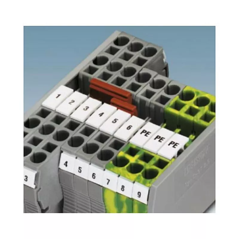 Phoenix Contact FBS 4-5 Puente de conexión de 4 polos, rojo, 32 A, 500 V