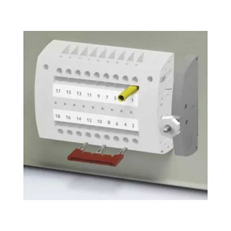 Phoenix Contact FBS 4-5 Puente de conexión de 4 polos, rojo, 32 A, 500 V