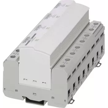 Phoenix Contact FLT-SEC-P-T1-3S-350/25-FM Protector contra sobretensiones Tipo 1, trifásico, 350 V AC, 25 kA, carril DIN 2905421