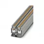 Phoenix Contact MPT 2.5 mini borne de paso, conexión push-in, 2,5 mm², 500 V, 24 A, gris