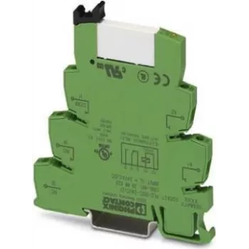 Phoenix Contact PLC-RSC-24UC/21 relé de interfaz, bobina 24V AC/DC, 1 contacto conmutado, 6A, carril DIN, verde