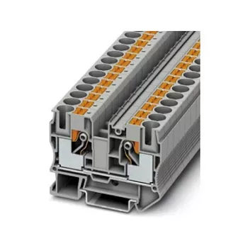 Phoenix 3212120 PT 10 borne de paso push-in, 10 mm², gris
