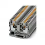 Phoenix 3212120 PT 10 borne de paso push-in, 10 mm², gris