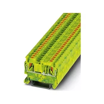 Phoenix Contact PT 2,5-PE Borne de toma de tierra, Push-in, 2,5 mm², verde-amarillo