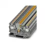 Phoenix Contact PTME 4 bloque de bornes de separación para transformador de corriente, conexión push-in, 500 V, 31 A, gris
