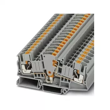 Phoenix Contact PTME 6 Borne de seccionamiento para transformadores de medida, borne de seccionamiento push-in, 1000 V, 41 A, 6 mm², gris