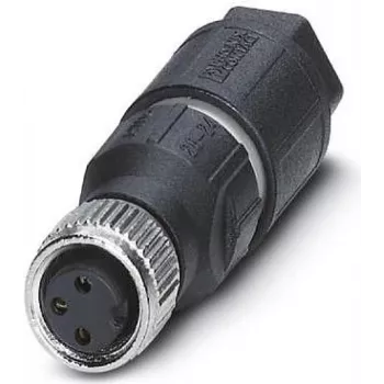 Phoenix Contact SACC-M 8FS-3QO-0,25-M conector hembra M8 para montaje en campo, 8 polos codificación A, QUICKON IDC, IP67 1441040