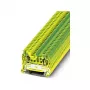 Phoenix Contact ST 2.5-PE Borne de carril para conductor de protección, conexión por resorte, verde-amarillo, carril DIN