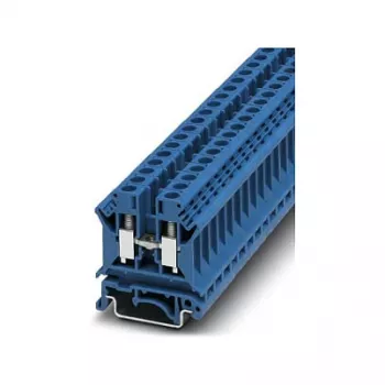 Phoenix Contact UK 6 N BU Borne de paso, conexión por tornillo, 6 mm², 800 V, 41 A, Azul
