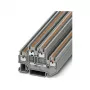Phoenix PTTB 1,5/S Borne de carril de doble nivel, push-in, 1,5 mm², gris