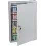Phoenix Safe KC0603K Armario de llaves (gris) – 100 ganchos, montaje en pared, 550 x 380 x 80 mm
