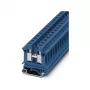 Borna de paso Phoenix UK 10 N BU, azul, conexión por tornillo, 10 mm², 800 V, 57 A, montaje en carril DIN