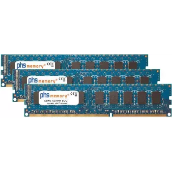PHS-memory 24GB (3x8GB) DDR3 ECC UDIMM 1333MHz PC3-10600E kit de memoria para servidor para Supermicro SuperServer 6016T-GIBXF SP580259