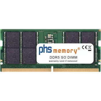 PHS-memory 48GB DDR5 SO-DIMM 5600MHz PC5-44800S Non-ECC Unbuffered módulo de memoria para Asus ExpertCenter P500MV-05210H289X SP622566