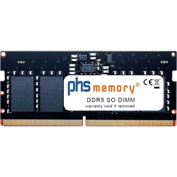PHS-memory 8GB DDR5 SO-DIMM 5600MHz PC5-44800S Non-ECC Unbuffered RAM para portátil Asus VivoBook D1502XA-BQ027 SP621595