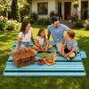 Manta de playa y picnic plegable LEAN Patterns 150 x 200 cm