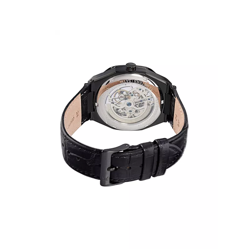 Pierre Cardin Reloj analógico de cuarzo de hombre CF.1002.LB.1 42mm esfera negra correa de piel