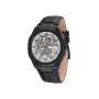 Pierre Cardin Reloj analógico de cuarzo de hombre CF.1002.LB.1 42mm esfera negra correa de piel