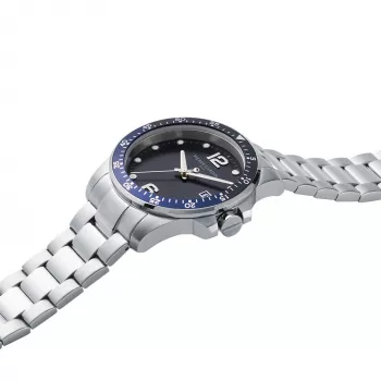 Reloj de cuarzo analógico de hombre Pierre Cardin CNI.0030 40 mm esfera negra correa de piel